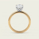 Anillo de Diamante de Laboratorio Corte Oval - Montadura Clasica
