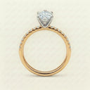 Anillo de Diamante de Laboratorio Corte Marquisse - Montadura Fancy