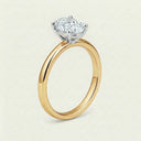 Anillo de Diamante de Laboratorio Corte Oval - Montadura Clasica