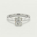 Anillo de Diamante de Laboratorio Corte Oval - Montadura Clasica