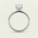 Anillo de Diamante de Laboratorio Corte Oval - Montadura Clasica
