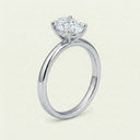 Anillo de Diamante de Laboratorio Corte Oval - Montadura Clasica