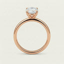 Anillo de Diamante de Laboratorio Corte Oval - Montadura Clasica