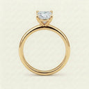 Anillo de Diamante de Laboratorio Corte Princesa - Montadura Clásica