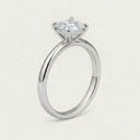 Anillo de Diamante de Laboratorio Corte Princesa - Montadura Clásica