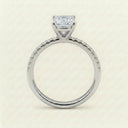 Anillo de Diamante de Laboratorio Corte Princesa - Montadura Fancy