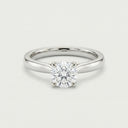 Anillo de Diamante de Laboratorio Corte Circular - Montadura Clasica