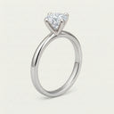 Anillo de Diamante de Laboratorio Corte Circular - Montadura Clasica