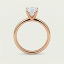 Anillo de Diamante de Laboratorio Corte Circular - Montadura Clasica